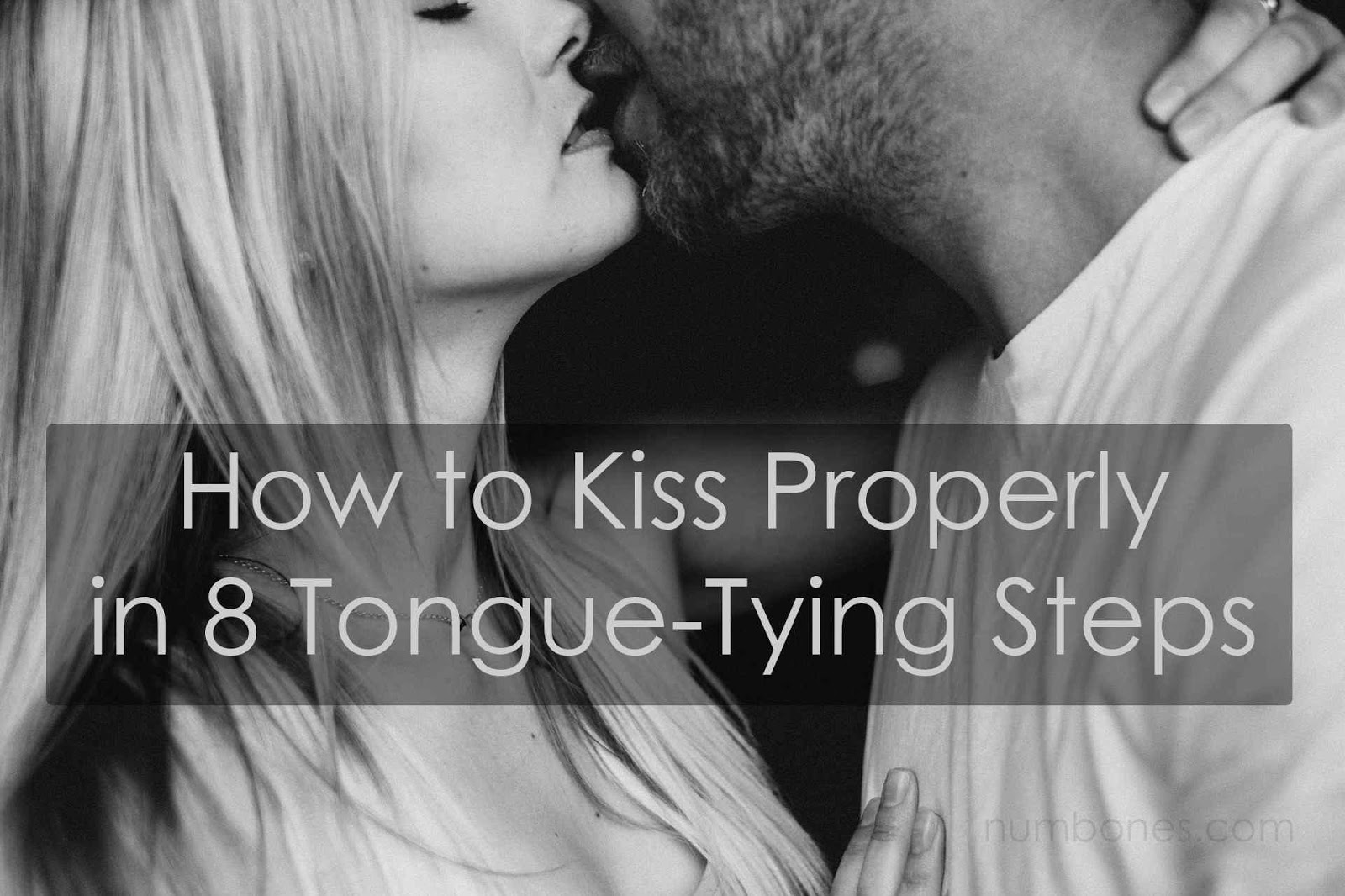 How to lip kiss properly
