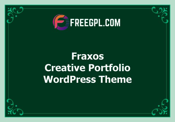 Fraxos - Creative Portfolio WordPress Theme Free Download