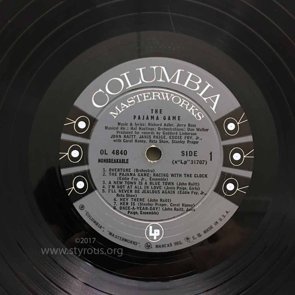 The Styrous® Viewfinder: 20,000 Vinyl LPs 87: The Pajama Game ~ the musical