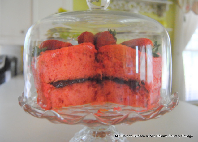 Strawberry Jam Cake at Miz Helen's Country Cottage