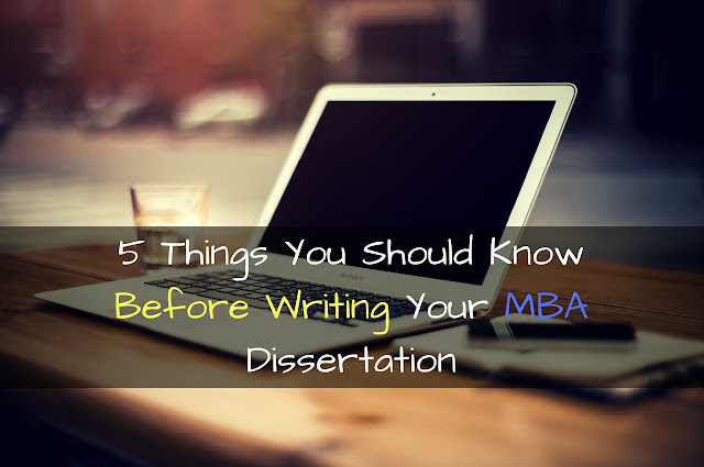 MBA Dissertation Writing Tips