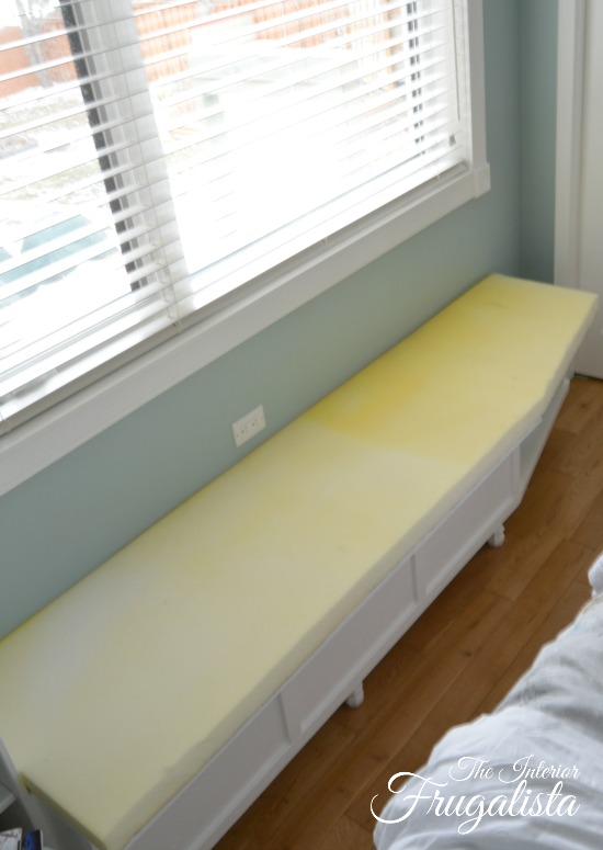 Master Bedroom BuiltIn Window Seat ReMakeover Interior Frugalista