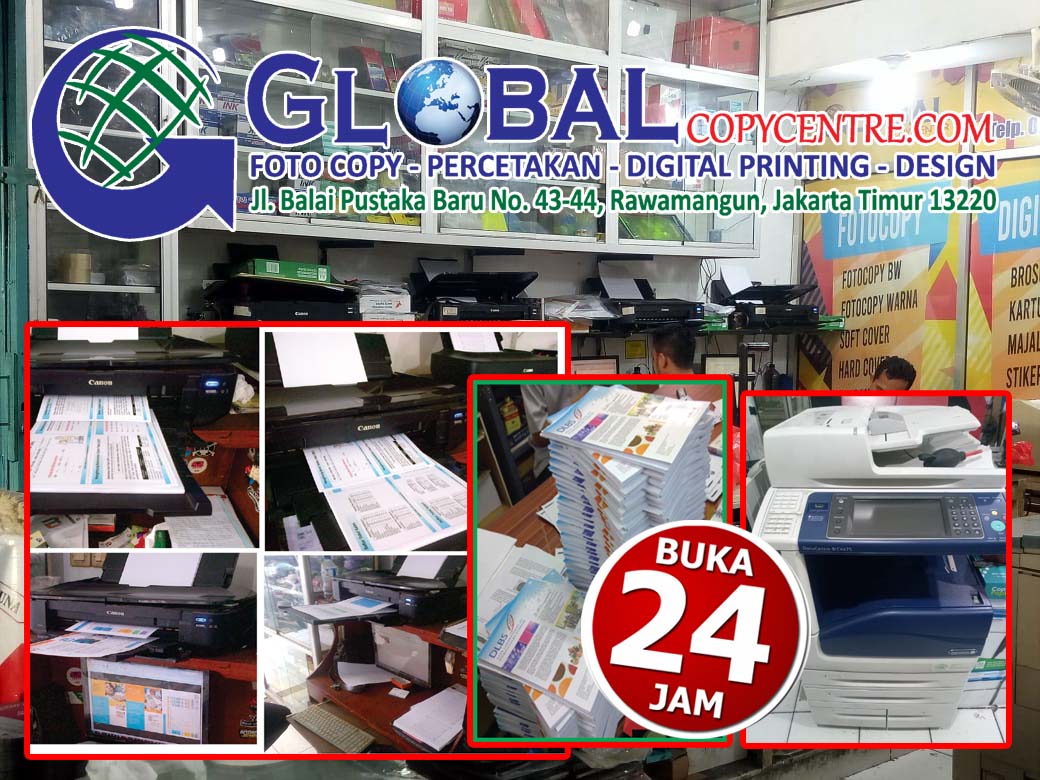 Jasa Print HitamPutih Murah 24 Jam di Jakarta Global Printing