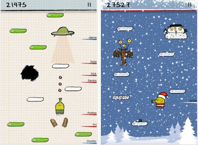 Doodle Jump para plataformas móviles