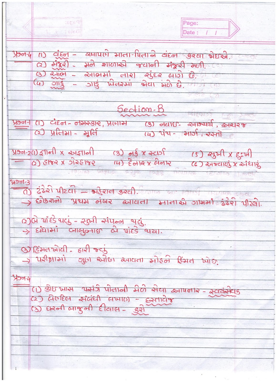 Akila gujarati paper picture