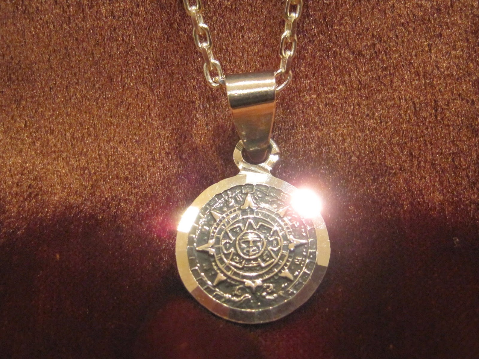 正式的 超希少 ヴィンテージ メキシコ シルバー 太陽神 アステカ