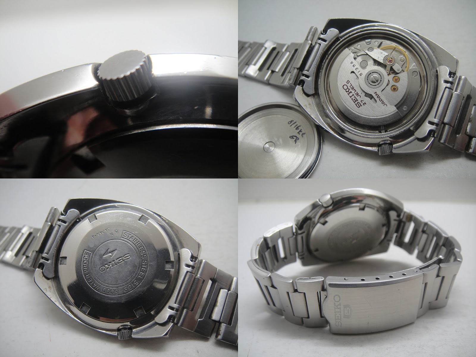 Antique Watch Bar: SEIKO 5 DX AUTOMATIC 5139-6000 S5A81 (SOLD)