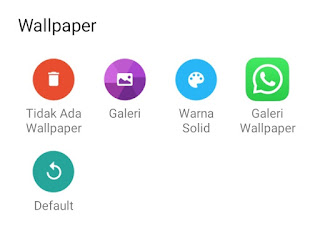 pilih wallpaper dari galeri