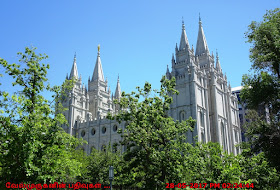 Uttah Temple Square in Salt Lake City