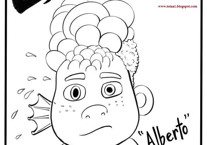 Luca Coloring Pages