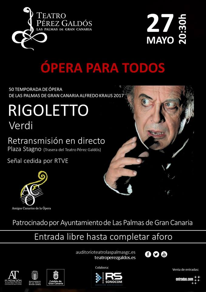 El Teatro Pérez Galdós de Las Palmas saca la ópera a la calle en 'Ópera