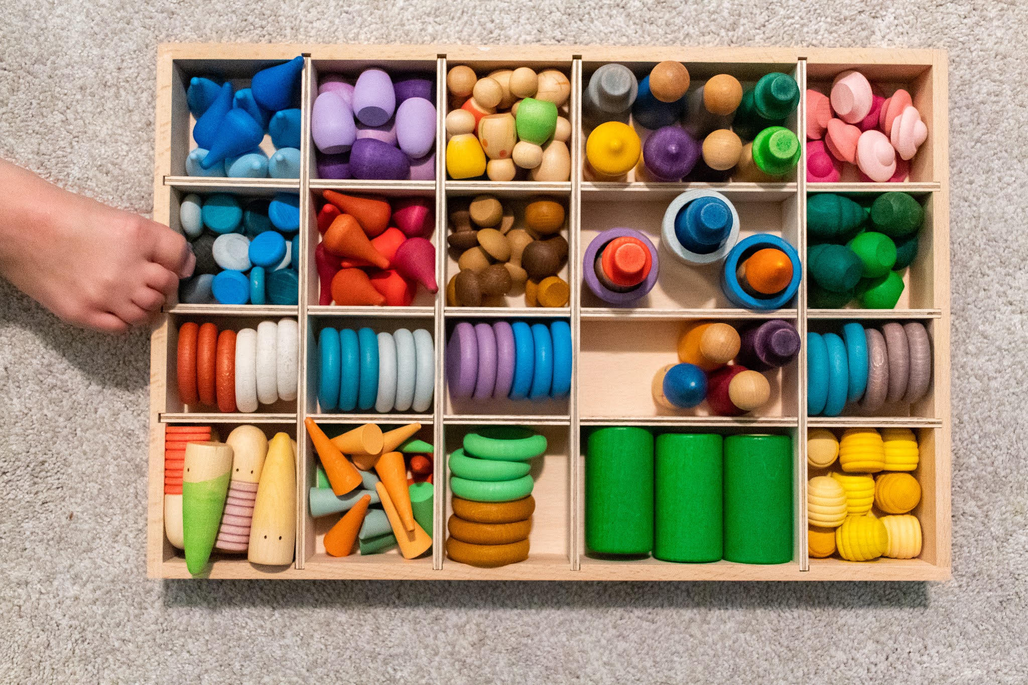 Introducing Loose Parts Play in our Montessori Home