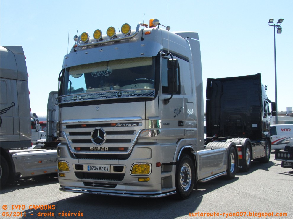 Camion mercedes actros 2011 #3