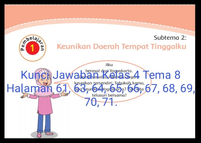 Kunci Jawaban Buku Tematik Siswa Kelas 4 Tema 8 Subtema 2 Pembelajaran 1 Halaman 61 63 64 65 66 67 68 69 70 71 Info Pesilat