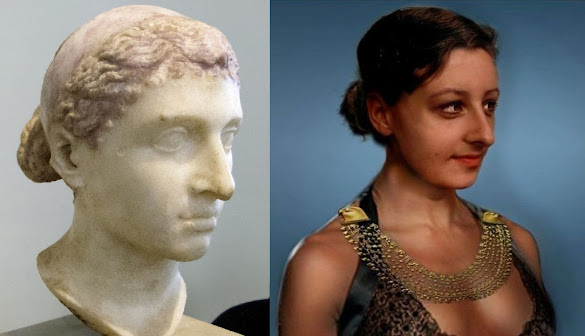 Julio César y Cleopatra. Egipto. Cleopatra VII.