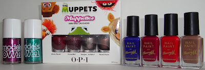 Swatches for my last nail mail