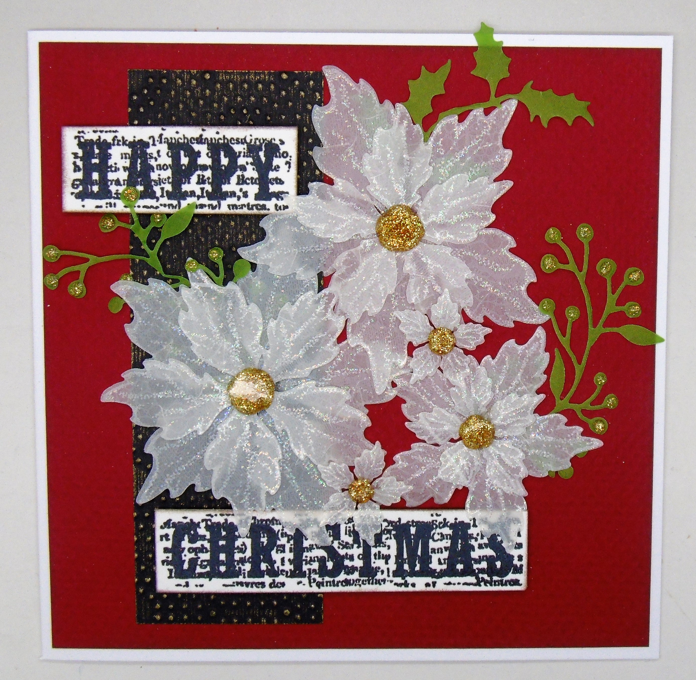 Kim x Die Cut Poinsettias