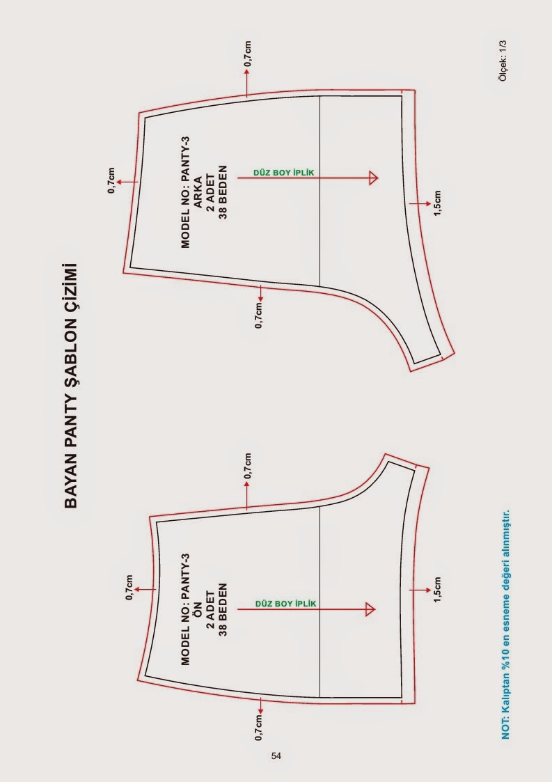 Underwear patterns book modelist kitapları