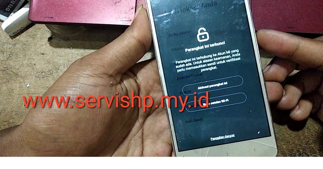 Fix Mi Cloud Redmi 3 dan Redmi 3 pro servishp.my.id