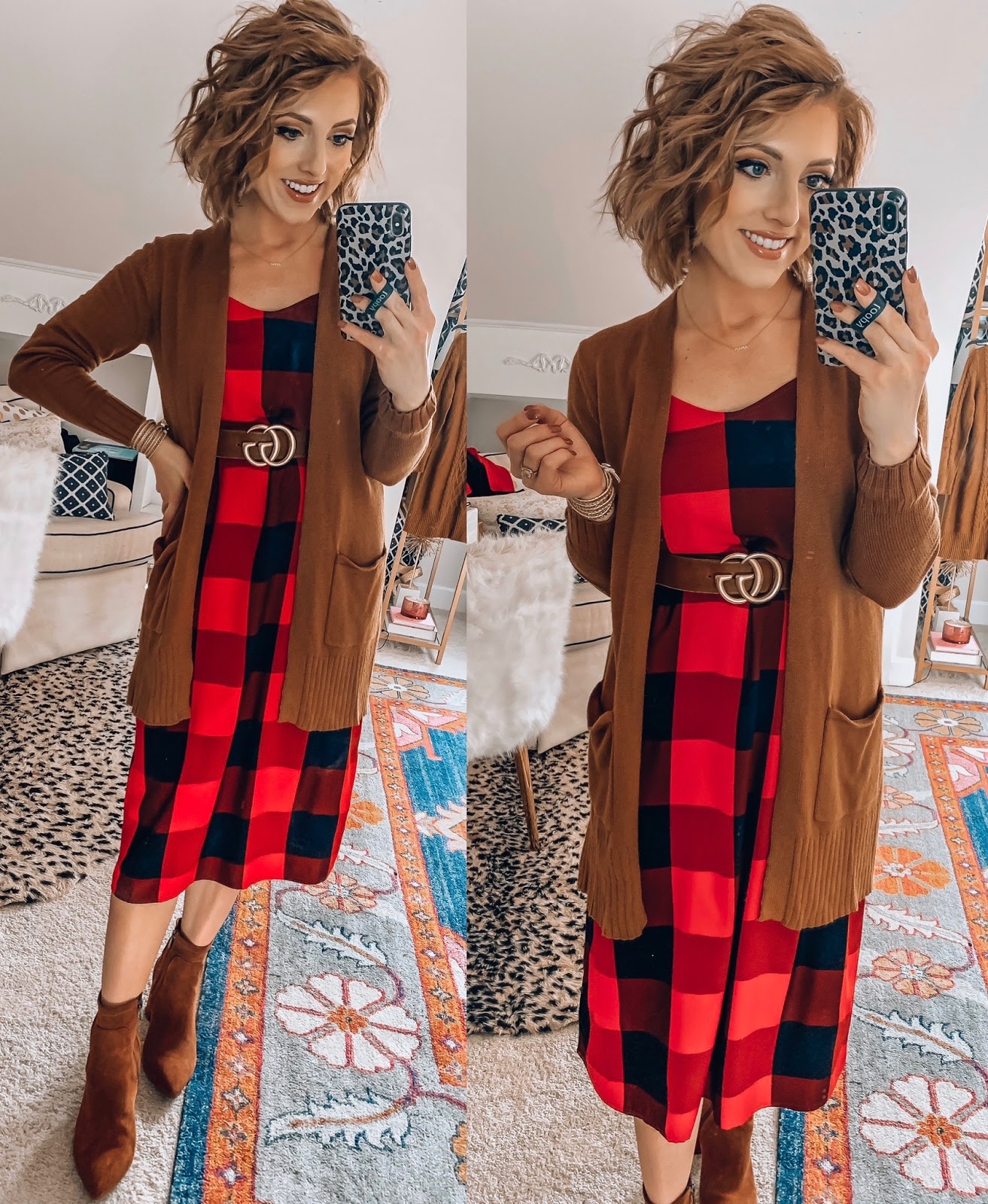 old navy plaid dress