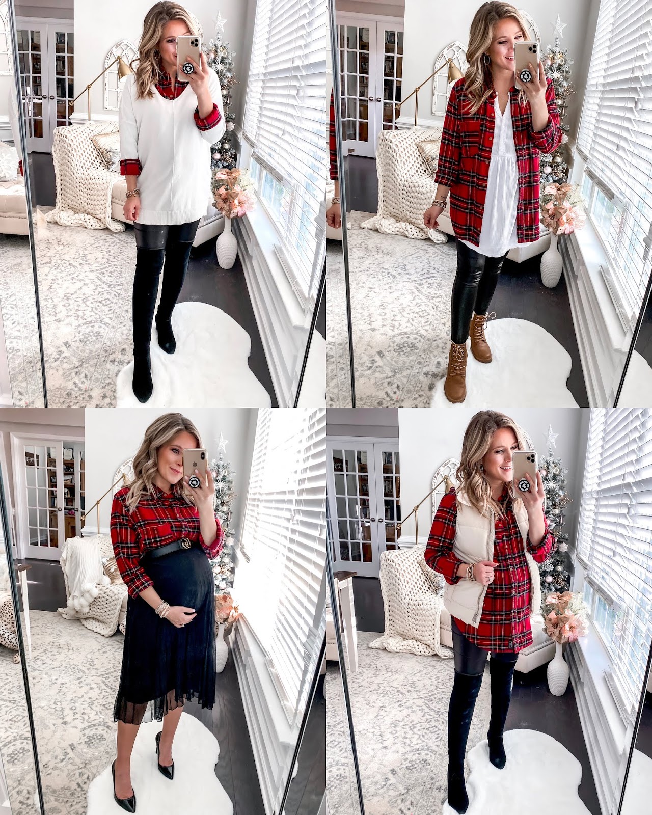 5 Ways To Style Your Plaid Flannel Shirt... | The Dainty Darling