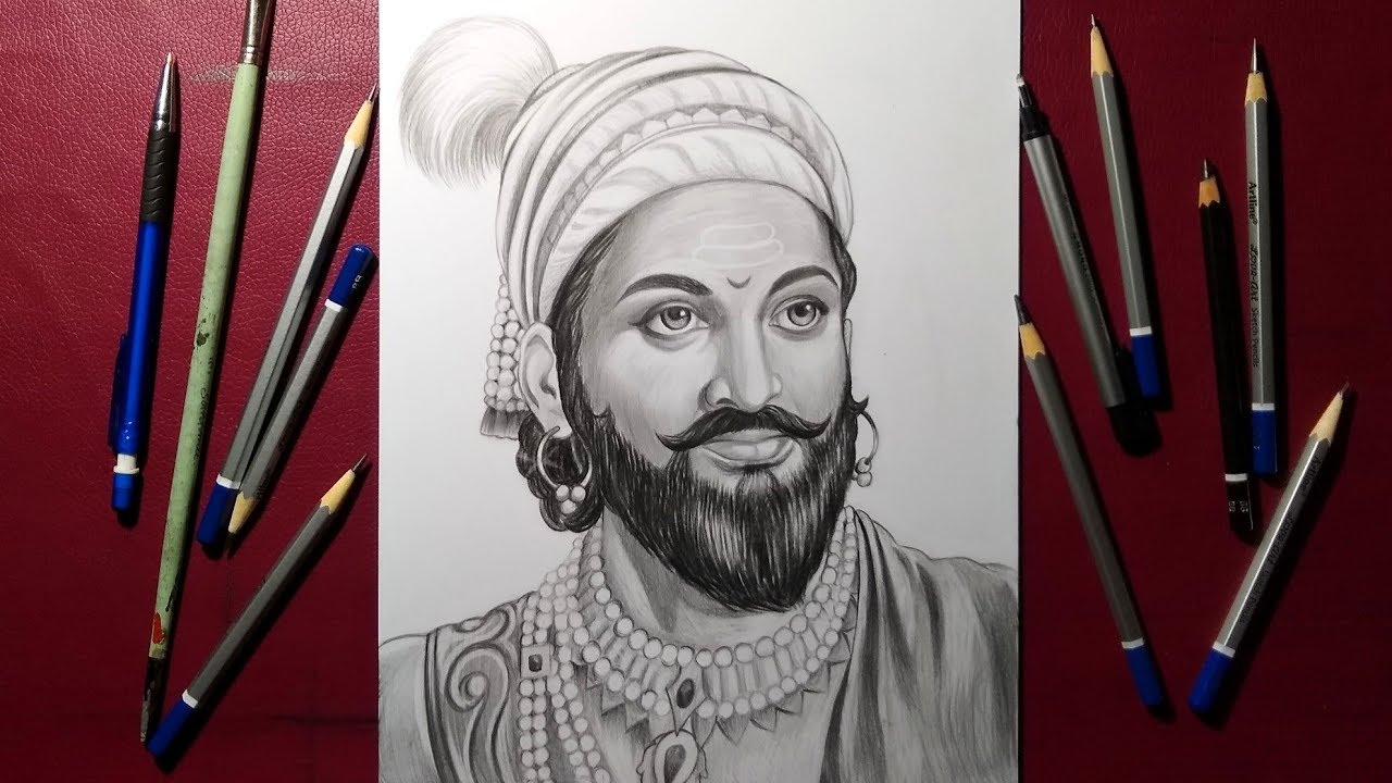 Chatrapati Shivaji Maharaj | Easy love drawings, Disney drawings sketches,  Pencil drawing images