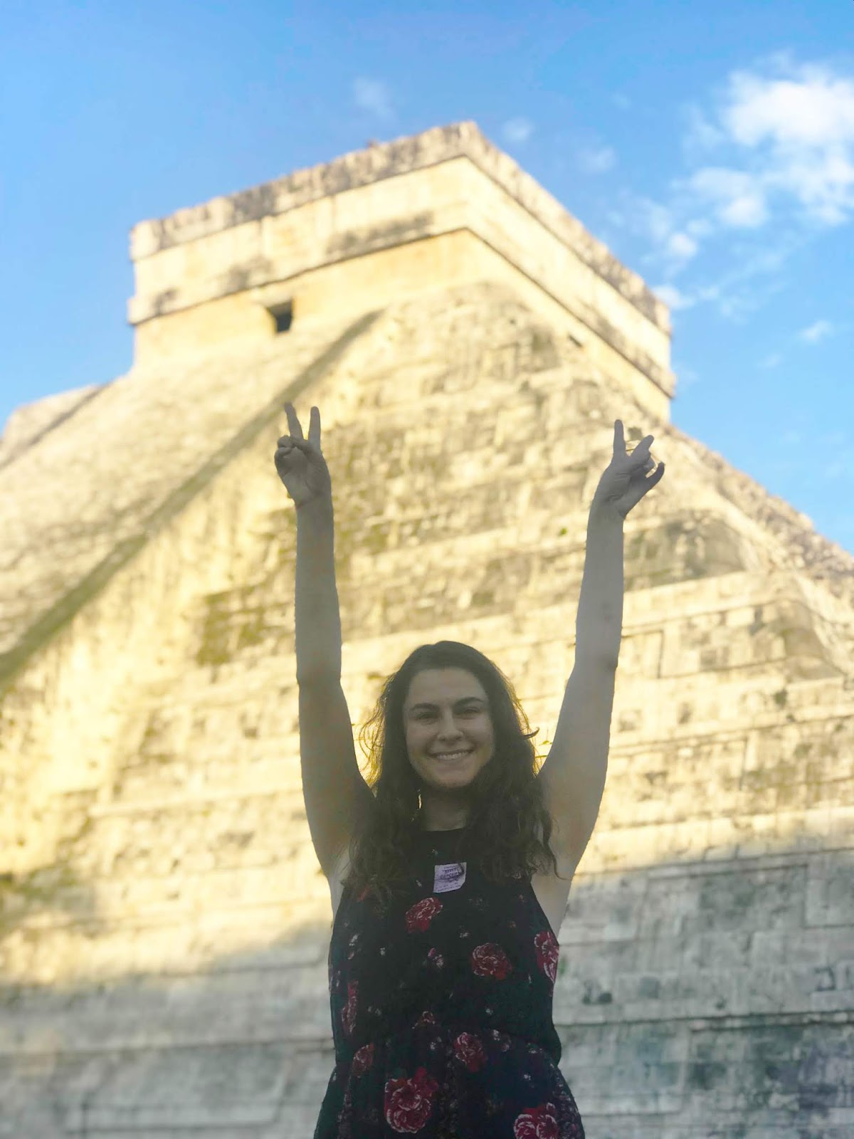 Downtown San Diego Travel influencer and California blogger shares her self-employment journey as a blogging coach, social media consultant. Instagram influencer travel blogger at Chichen Itza Mexico