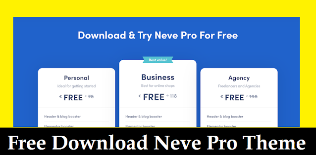 Free Download Neve Pro Theme