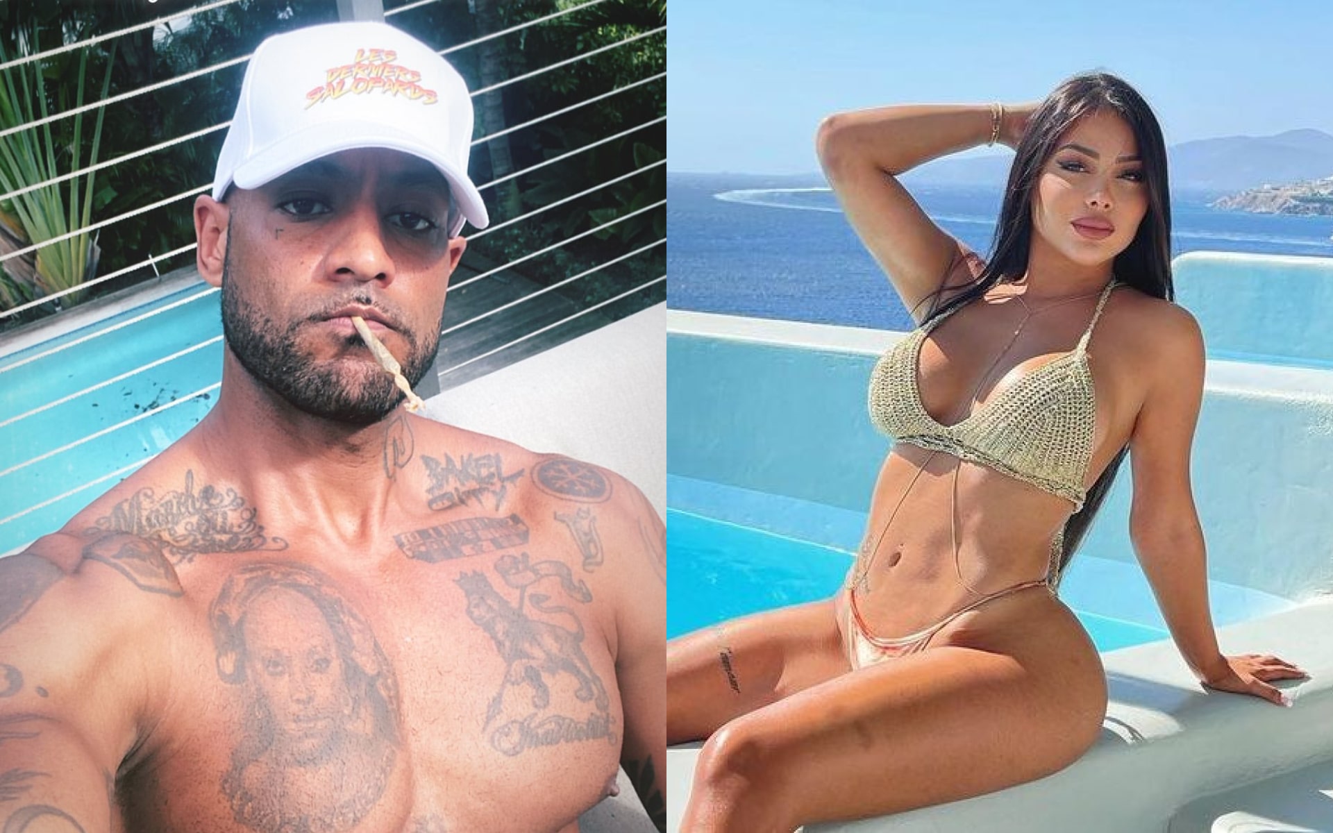 Photo de Booba et Maeva Ghennam