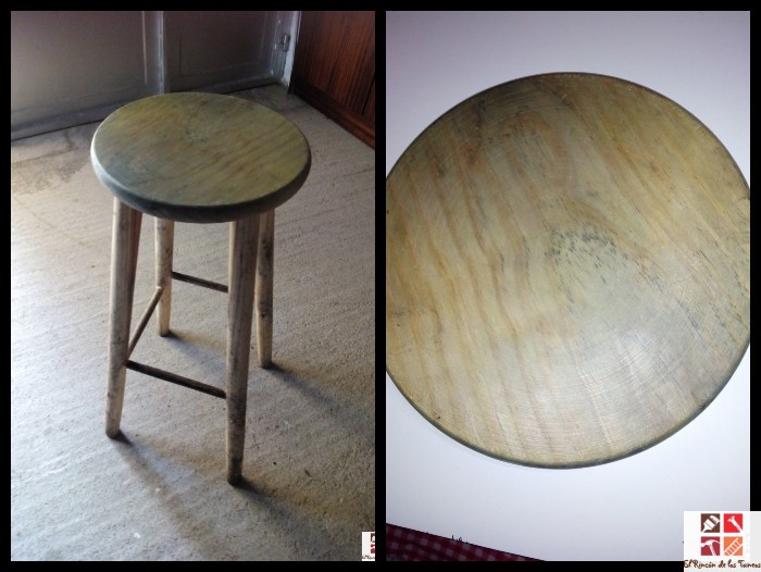 reciclar un taburete