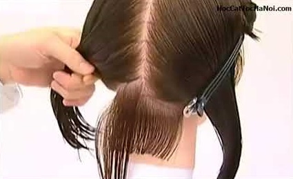 Video Học Cắt Tóc cơ bản, Basic Haircut One length (Phần 2)