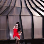 Im Soo Yeon in Red Foto 15