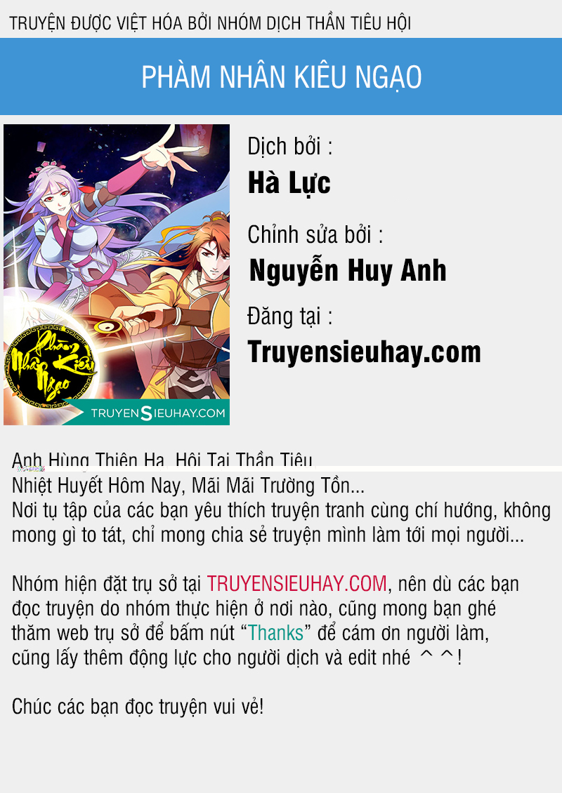 Phàm Nhân Kiêu Ngạo Chap 1 - Next Chap 2