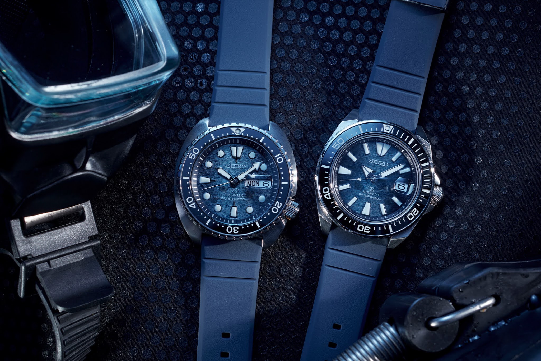 OceanicTime: SEIKO Prospex KING Turtle & Samurai SAVE the OCEAN Dark Manta  EDITIONS SRPF77K1 & SRPF79K1