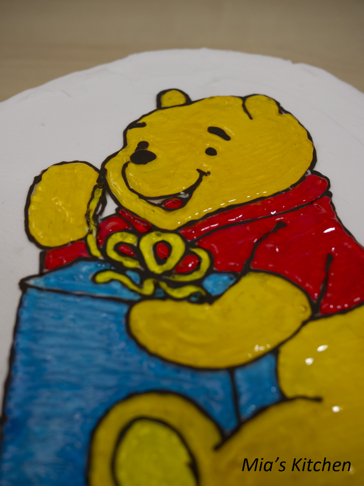 幸福の烘焙笔记: 我家小宝贝8岁咯 ～ 小熊蛋糕