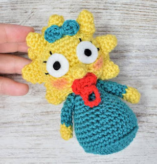 PATRON GRATIS MAGGIE | LOS SIMPSON AMIGURUMI 46099