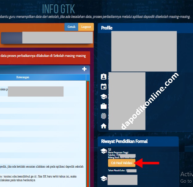 Login Info Gtk Kemdikbud Go Id 2020 Terbaru Galakin