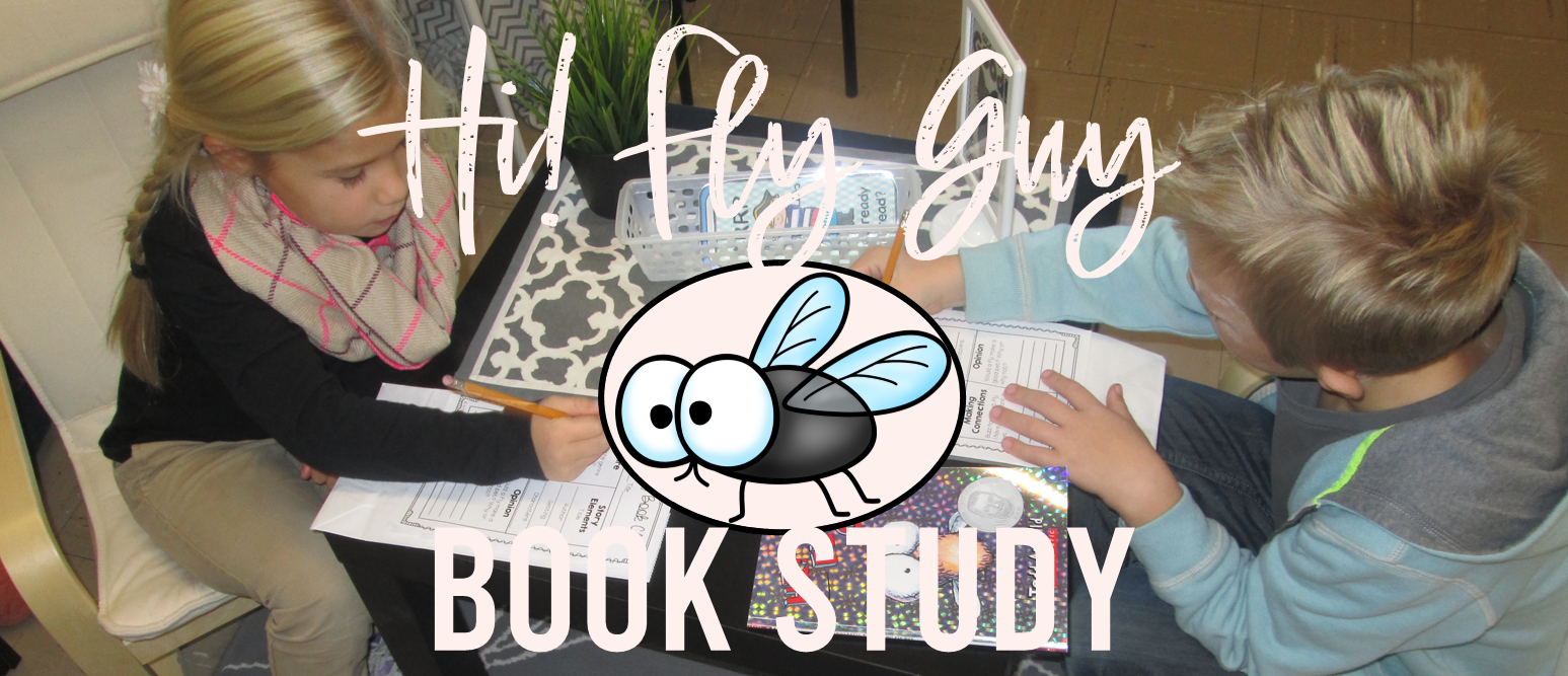 Hi Fly Guy book study literacy unit Common Core companion activities for 1st and 2nd grades