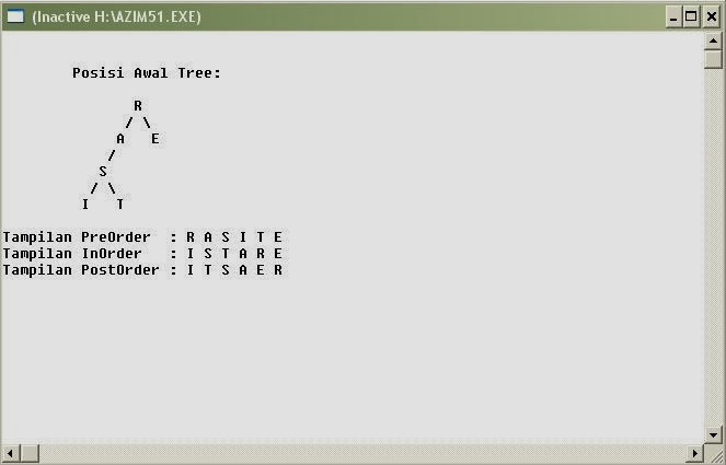 Contoh Program C++ : Program Tree C++ Sederhana - KaAzima