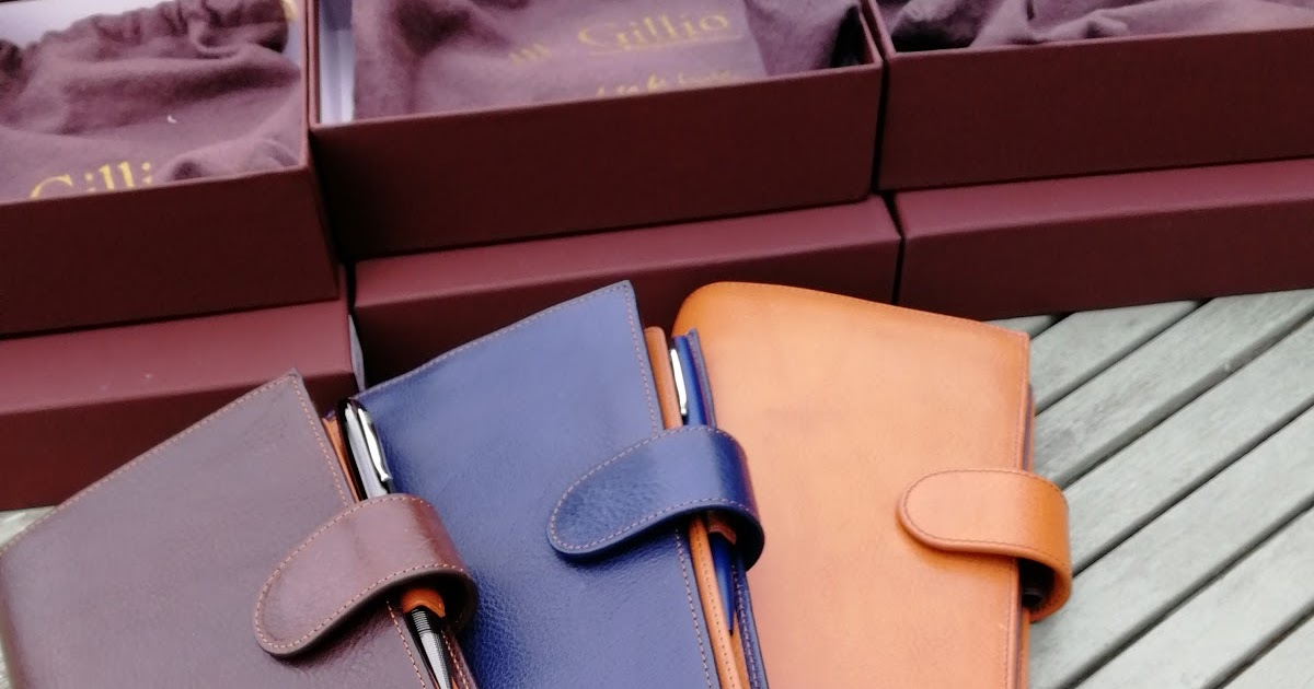 The filofax Gillio firenze leather planners