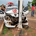Motorista perde controle de veículo e bate contra poste na BR-364