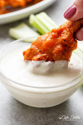 wings crispy chicken buffalo ingredients baking soda