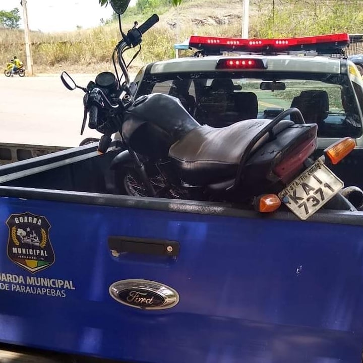 Guarda Municipal recupera moto roubada em Parauapebas - Portal Pebão Guarda Municipal recupera moto roubada em Parauapebas - Portal Pebão