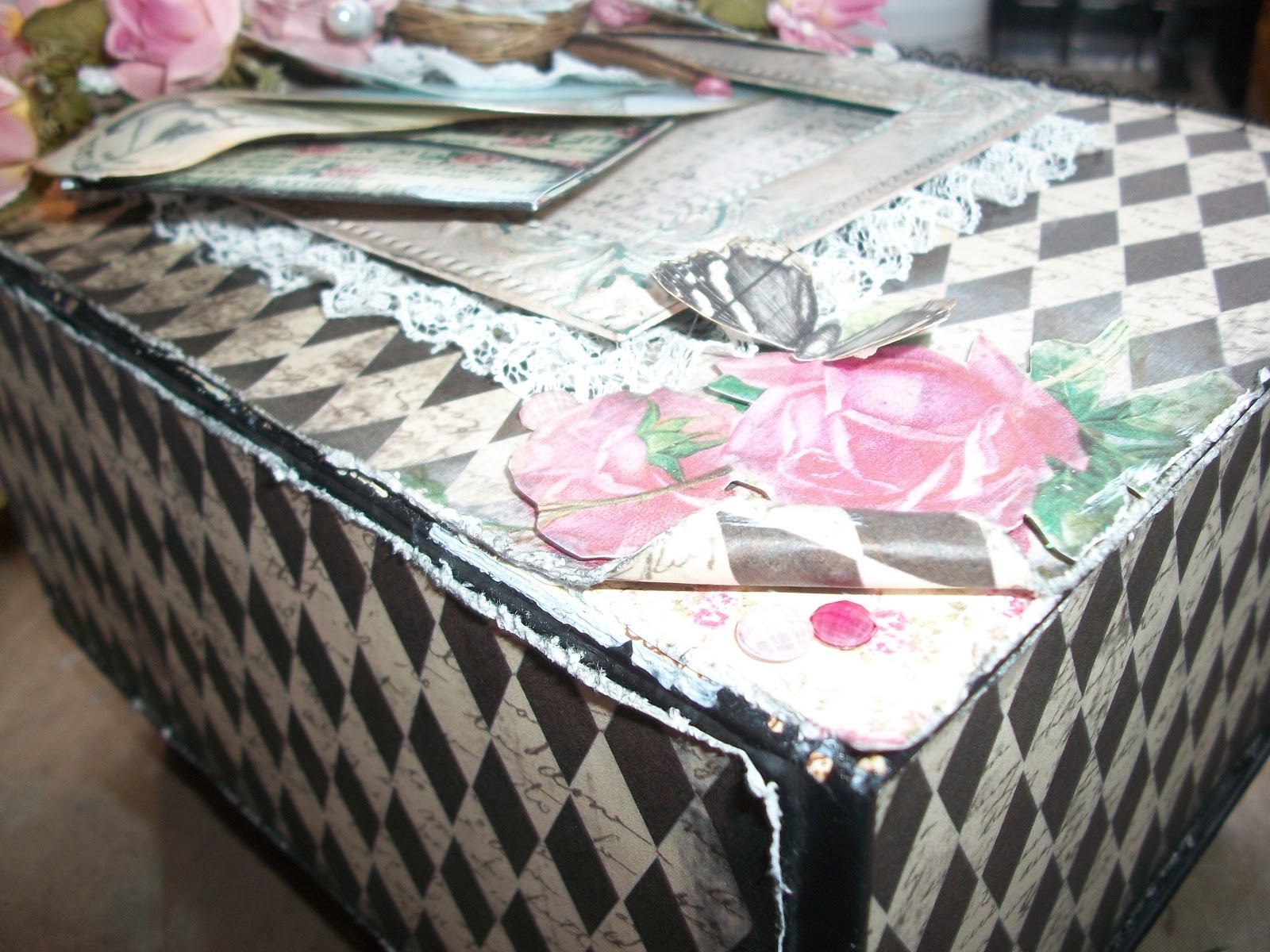 Artsy Addicts: Vintage Telegram Keepsake Box
