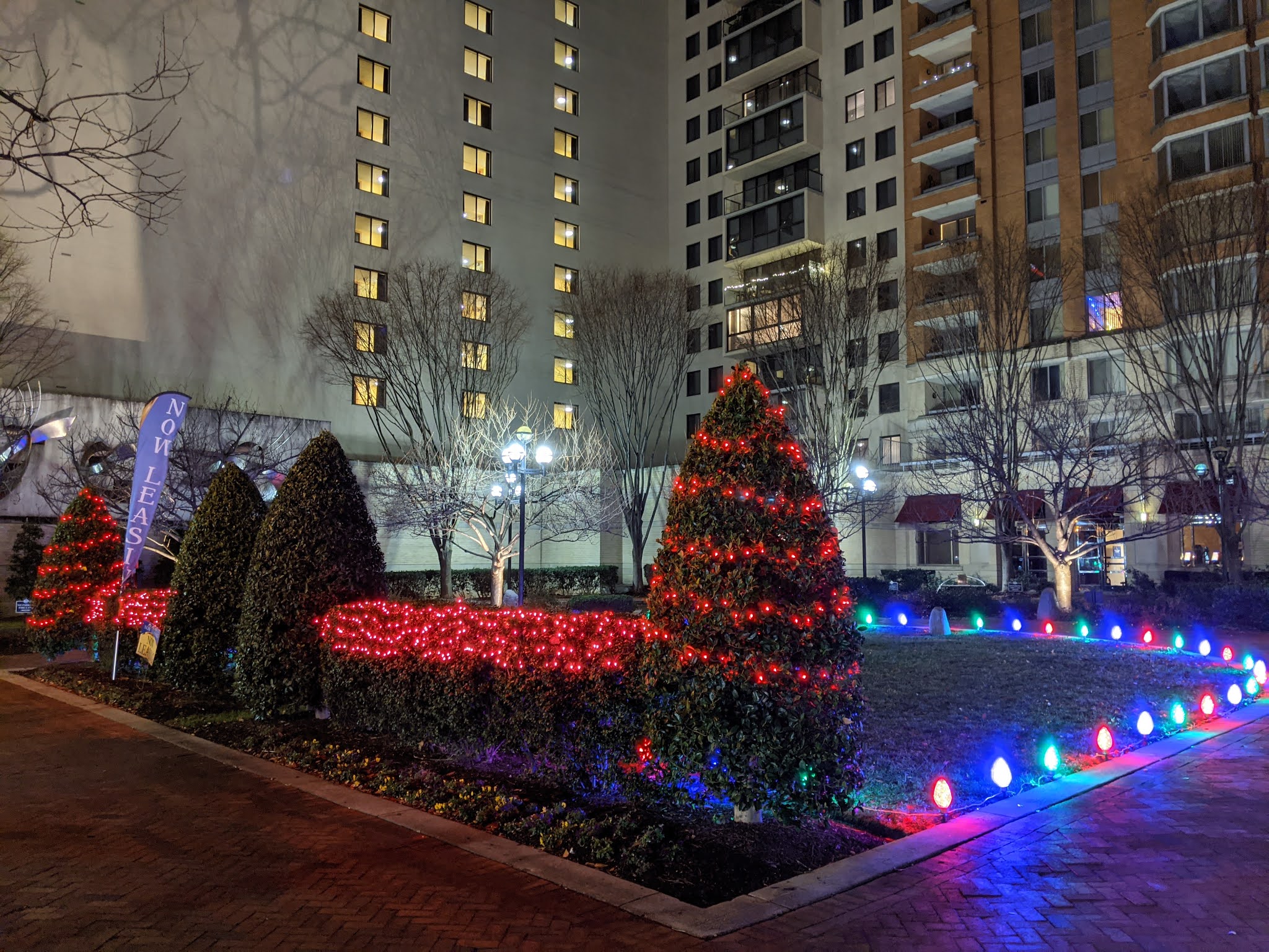 Robert Dyer Bethesda Row Downtown Bethesda Christmas decorations