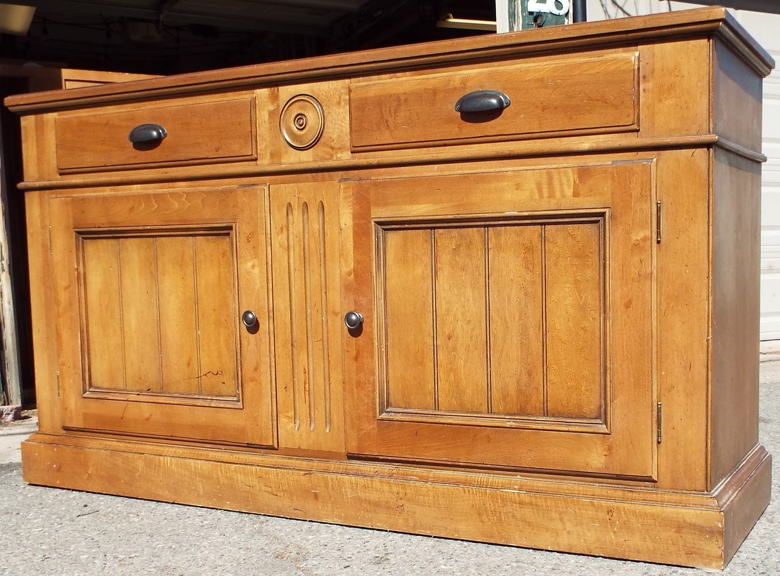 BoHO Chic Ethan Allen Solid Wood Buffet / Credenza SOLD