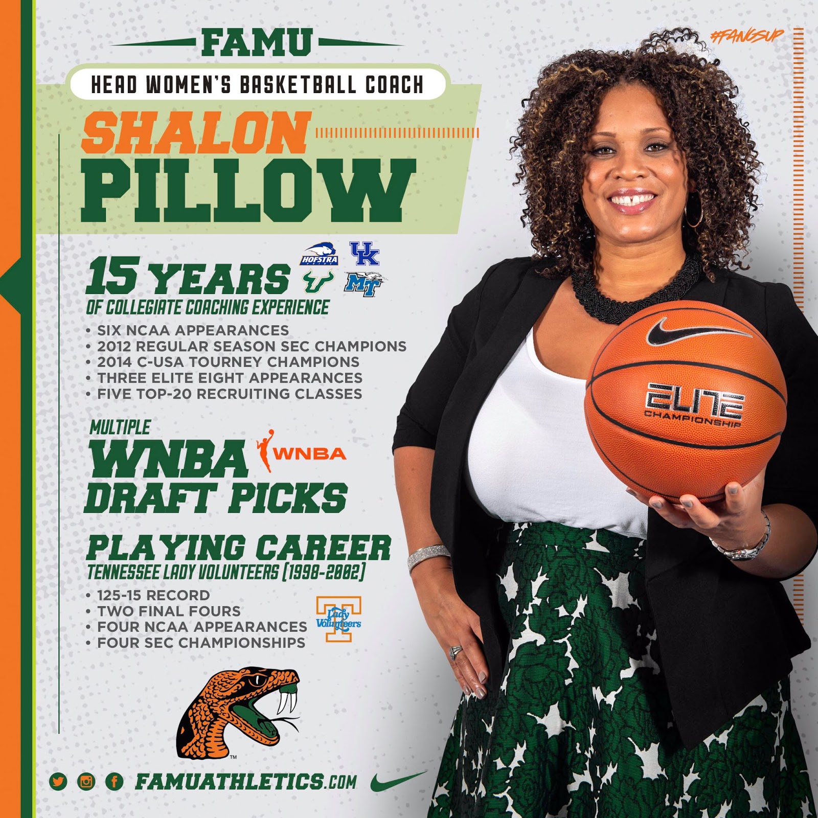 FAMU names Pillow as new head women's basketball coach