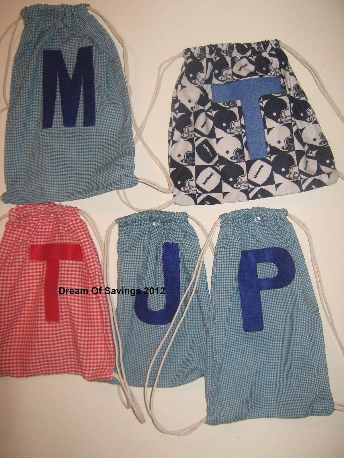 Dream Of aving DIY Drawstring Backpack