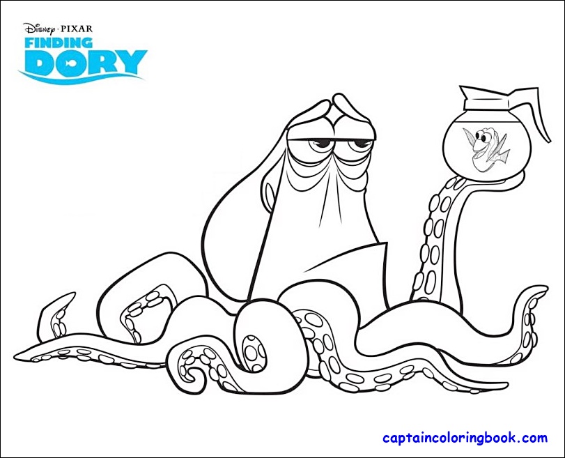 Finding Dory Coloring Pages - Coloring and Drawing