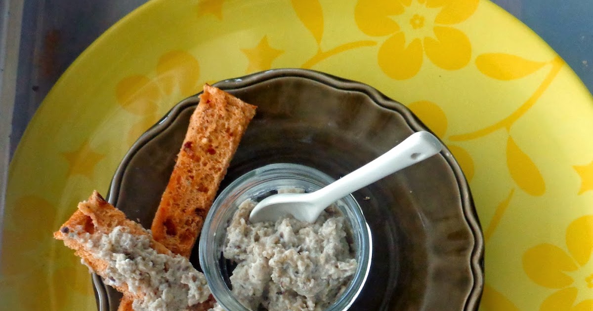 Wat ik gegeten heb Auberginekaviaar met geitenkaas